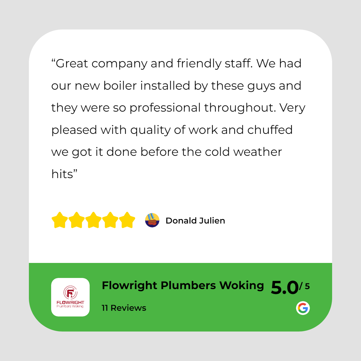 GU21 Plumbers Woking